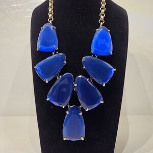 Kendra Scott Harlow Royal Blue Necklace